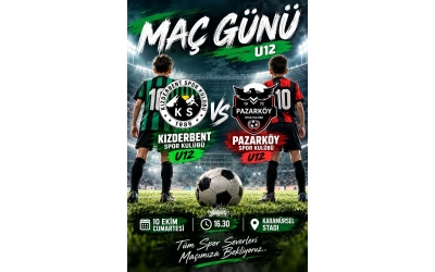 U12 Maç Günü | Kızderbent Spor - Pazarköy Spor