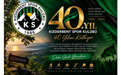 Kızderbent Spor Kulübü 40. Yılını Kutluyor | 1986 - 2026