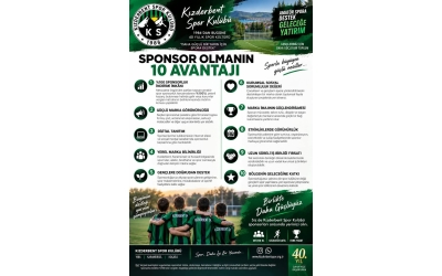 Kızderbent Spor Kulübü Sponsorluk Fırsatları - Geleceğe Birlikte Yatırım