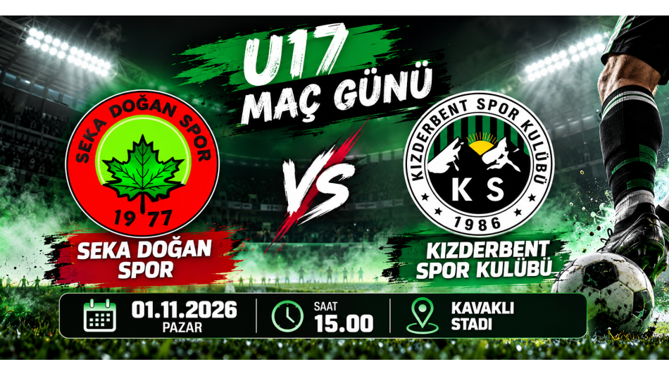 U17 Maç Günü | Seka Doğan Spor - Kızderbent Spor 