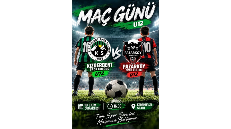U12 Maç Günü | Kızderbent Spor - Pazarköy Spor