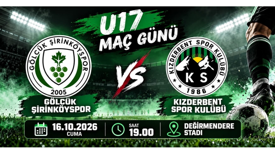 U17 Maç Günü | Şirinköy Spor - Kızderbent Spor 