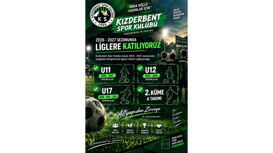 Kızderbent Spor Kulübü 2026 - 2027 Sezonunda Liglere Katılıyor