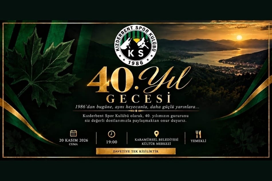 Kızderbent Spor Kulübü 40.Yıl Gecesi
